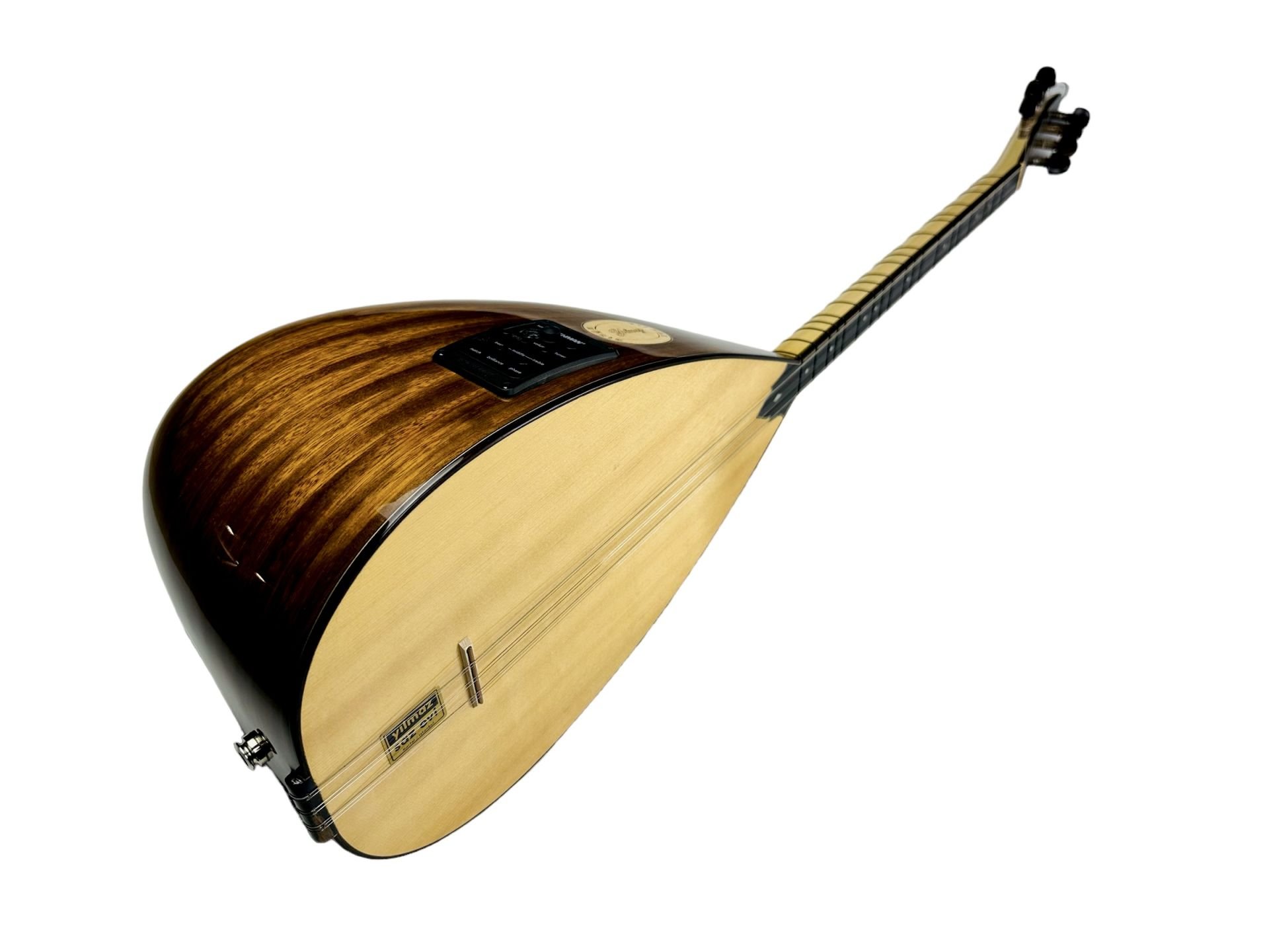 Afrika Cevizi Klavyeli Fishman Ekolayzerli Kısa Sap Bağlama