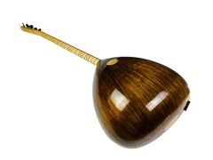 Afrika Cevizi Klavyeli Uzun Sap Bağlama