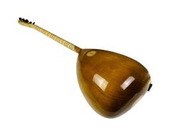 Oyma Dut Klavyeli Uzun Sap Bağlama